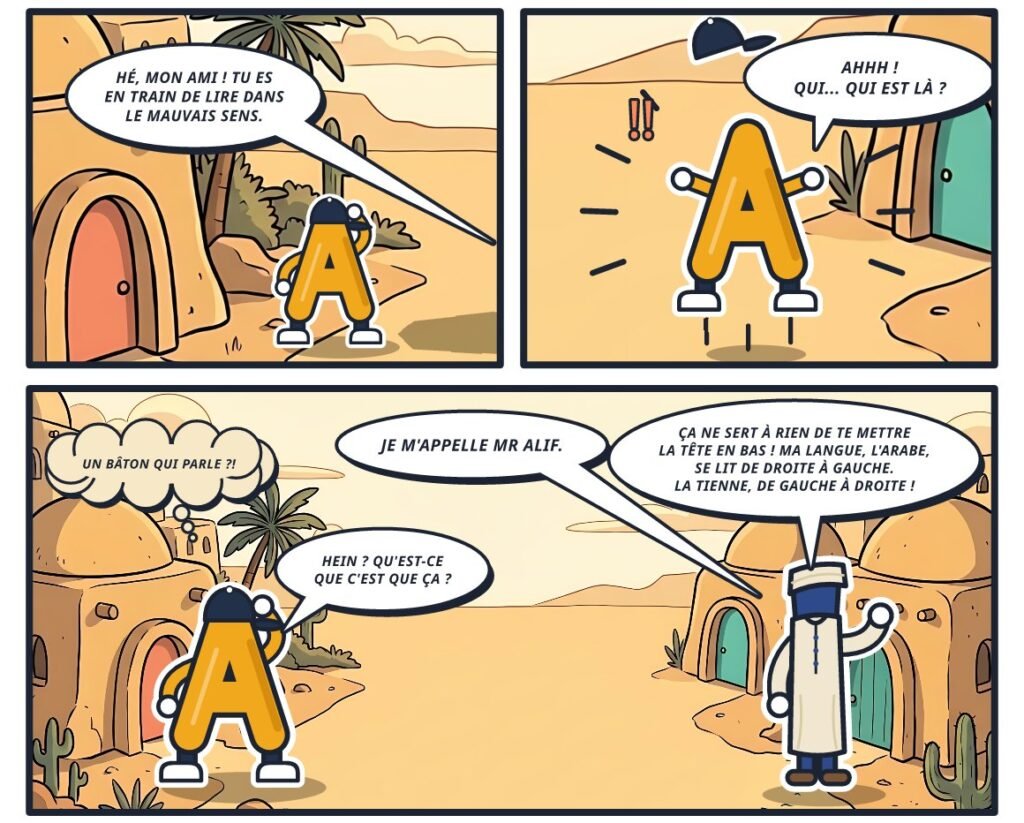 Extrait du tome 1 : Mr Archi rencontre Mr Alif